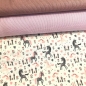 Preview: Jersey | LOVELY UNICORN Einhörner | rosa grau
